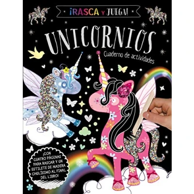 Imagen de Rasca Y Juega. Unicornios Cuaderno DE actividades (Castellano A PARTIR 6 AÑOS MANIPULATIVOS (LIBROS PARA TOCAR JUGAR), POP UPS Otros libros)
