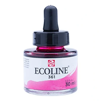 Imagen de Royal Talens Ecoline Liquid Watercolor 30ml Pipette Jar Rose (11253501)