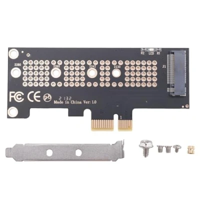 Imagen de Josenidny NVMe PCIe M.2 NGFF SSD a Tarjeta Adaptador X1 Soporte de 2230 2242 2260 2280