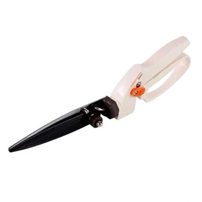 Imagen de Fiskars Tijeras para corte de césped y setos GS41, Blanco/Naranja, FiberComp/Acero, 1026917