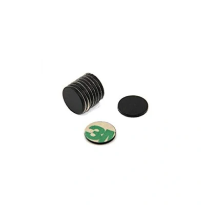 Imagen de Adhesivo N42 Magnet Epoxi Negro Para Artes, Manualidades, Fabricación de Modelos, Bricolaje, Pasatiempos, Oficina Y Hogar 15mm Diámetro x 1mm 1.1kg Sur Paquete 10
