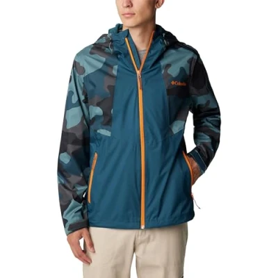 Imagen de Columbia Inner Limits Jacket, Chubasquero Impermeable para Hombre, Night Wave/Metal Mod Camo Print, Talla S