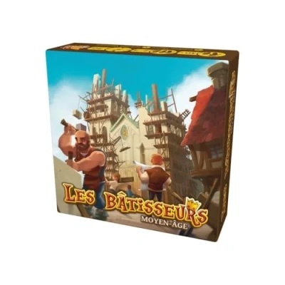 Imagen de Asmodee Bombyx Los Constructores: Edad Media Juegos de Mesa Cartas Viaje a Partir 10 años 2 4 Jugadores Versión Francesa