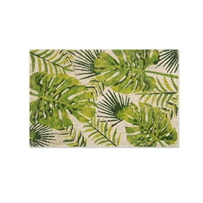 Imagen de Excelsa Foliage Felpudo de Entrada, Fibra Coco, Verde, 40 x 60 cm