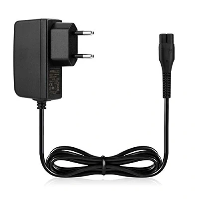 Imagen de Aukru Cargador de fuente alimentación 5.5v 600ma para kärcher WV2, WV5, WV 5 premium WV5 plus, WV50, WV55, 60, 70, WV75[Negro]