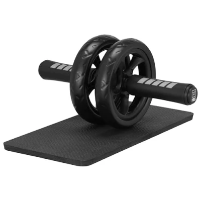 Imagen de H&amp;S Kit de Rueda Abdominal y Almohadilla Rodillo Ejercicio para Flexiones Abdominales Deporte Hombre o Mujer Entrenamiento Fitness Calistenia Gym en Casa