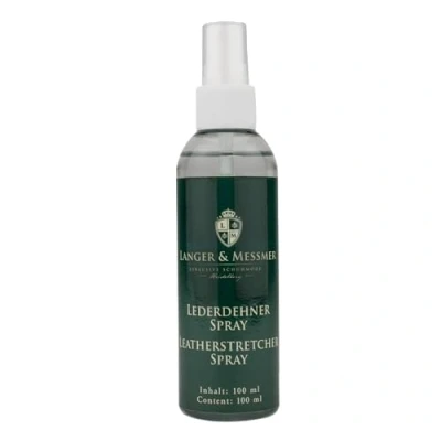 Imagen de Langer &amp; Messmer Espray de estiramiento Para piel contra zapatos que presionan eliminar rápidamente los puntos presión El estirador cuero en calidad zapatero, transparente, 100 ml