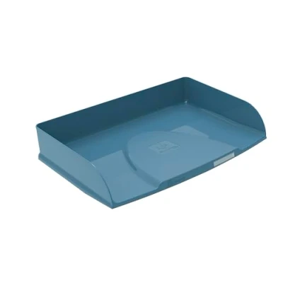 Imagen de Exacompta Ref. 10570D Combo Styli Autentik 1 bandeja de correo horizontal para archivar documentos en formato porta etiqueta incluido superponible Tamaño 25,5 x 36,5 6,5 cm