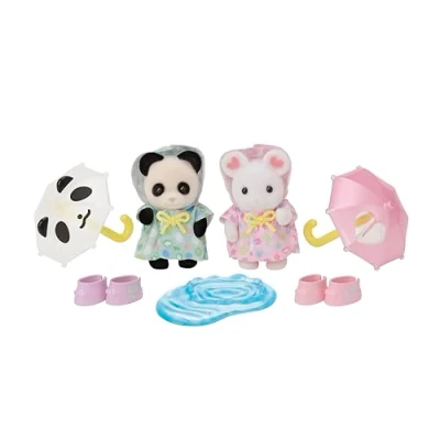 Imagen de Sylvanian Families 5748 Erlebniskindergarten Friends Regenwetter Figuras para casa de muñecas