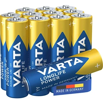 Imagen de Varta Pilas alcalinas AA x 8+4 gratis Alimentación de larga duración (LR6) [el embalaje puede variar]