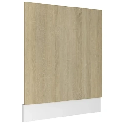 Imagen de vidaXL Panel Frontal Lavavajillas Cocina Proteger Electrodoméstico Duradero Diseño Sencillo Fácil de Limpiar Contrachapada Roble Sonoma 59,5x3x67cm