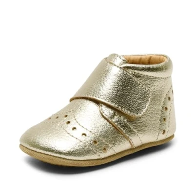 Imagen de Bisgaard Petit Unisex Patucos para niños, Talla: 22, Gold Zapatos