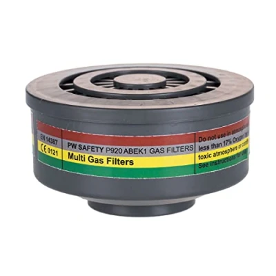 Imagen de Portwest Filtro De Gases Abek1 Con Conexión Rosca Especial, Color: Gris, P920GRR