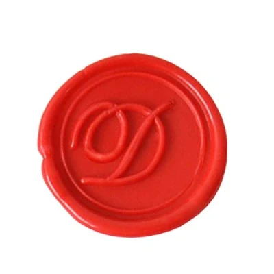 Imagen de Herbin 40304T Une pastille en laiton pour cire à cacheter, alphabet anglais, lettre D