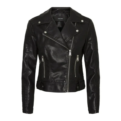 Imagen de Vero Moda Vmkerriultra Chaqueta de cuero sintético, Mujer, Talla: XS, Black