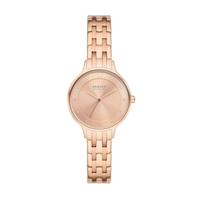 Imagen de Skagen Anita Lille Watch Reloj Rose goldcoloured, Mujer, Talla: One Size, gold coloured