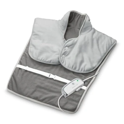 Imagen de medisana HP 630 Almohadilla de calor para hombros y cuello, eléctrica, poncho con 4 ajustes temperatura, protección contra el sobrecalentamiento, desconexión automática, lavable