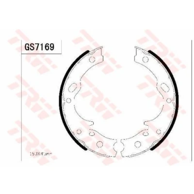 Imagen de TRW GS7169 Zapatas de Freno Mano