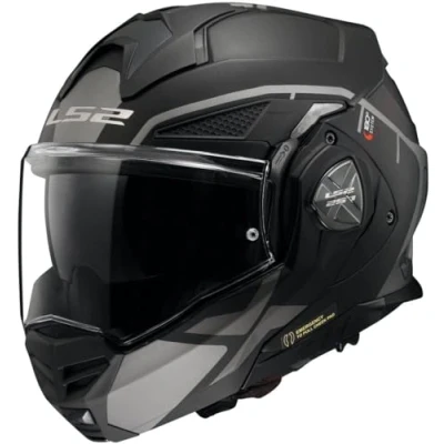Imagen de LS2, Casco Modular Moto ADVANT X Metryk Mat Titanium, XXL
