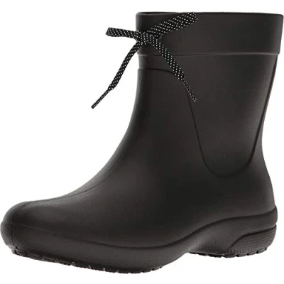 Imagen de Crocs Freesail Shorty Rain Boots, Mujer Bota, Negro (Black), 33 34 EU