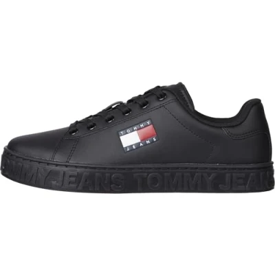 Imagen de Tommy Jeans LOGO Zapatillas, Mujer, Talla: 36, Black Zapatos