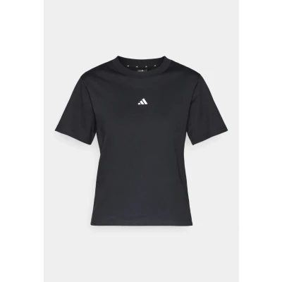 Imagen de adidas Sportswear Essentials Small LOGO Camiseta básica, Mujer, Talla: Small, Black/white