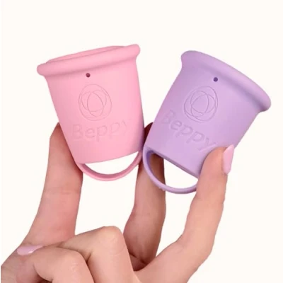 Imagen de Combo Cotton Candy Beppy Copa menstrual pack de dos Copas menstruales sin fugas silicona médica Cups