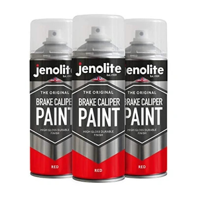 Imagen de JENOLITE Pintura para pinza de freno ROJO Restaurar y transformar pinzas automóviles 3x400ml