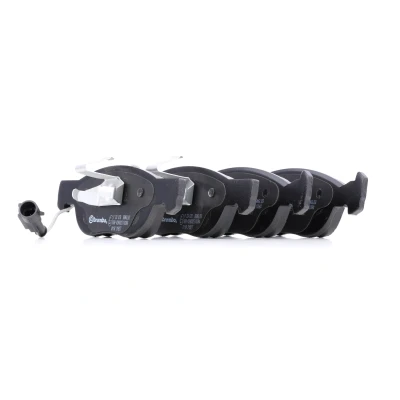 Imagen de BREMBO P 23 070 Juego de pastillas freno con contacto avisador desgaste clip émbolo sin accesorios FIAT: Punto II Hatchback, BRAVO 1