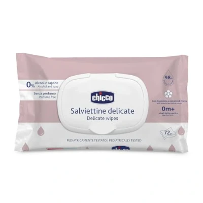 Imagen de Toallitas Para Bebés Delicadas y Multiusos Con Clip, Sin Alcohol, Adecuadas Pieles Sensibles, Megapack de 864 Toallitas, 12 Paquetes 72 Cada Uno