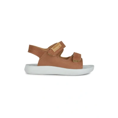 Imagen de Geox Lightfloppy Sandalias de senderismo para niños, Talla: 27, Tobacco Zapatos