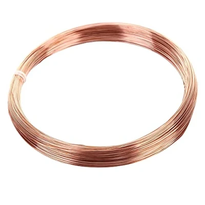Imagen de Ø0,5 mm 50 m, alambre de cobre, cobre 1 mm, 3 puro, alambre, T2 desnudo, bobinado Cu 99 Diy