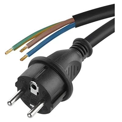 Imagen de Emos Flexo de Cable gu MMI 3 x 2,5 mm, 5 m, Negro, SY 11
