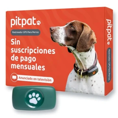 Imagen de Pitpat Localizador GPS Perros Sin Suscripción Rastreador De Actividad Inteligente, Rastreo Vía Satélite con Alcance Ilimitado Mascotas 100% Impermeable (Verde)