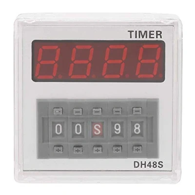 Imagen de 220V 8 Pin Digital Display Timer Time Relay LCD for Timing Delay Control DH48S 2Z