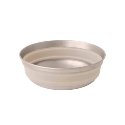 Imagen de Sea to Summit Detour Cuenco plegable de acero inoxidable, mediano (650.6 ml), color gris lunar