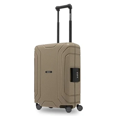 Imagen de REDOLZ Essentials 15 Productos habituales, Profundo Negro, Koffer S (55 cm), Carro rígido con ruedas giratorias
