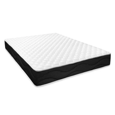 Imagen de Homey Colchón Viscoelástico Sleep Pro Reversible (Cara Invierno Verano) Firmeza Dureza Media Alta, Grosor 25cm, Antiácaros, Antibacerias e Hipoalergénico, 135x190