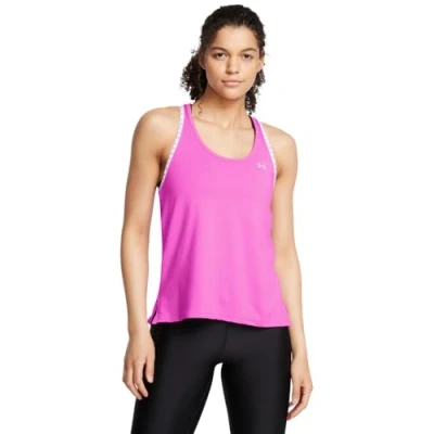 Imagen de Under Armour Knockout TANK Top, Mujer, Talla: XS, Vivid magenta/white
