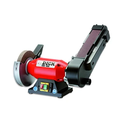 Imagen de F. DICK 98070000 SM 100 Lijadora de banda para cuchillos, rectificado y biselado, disco fieltro pelar pulir