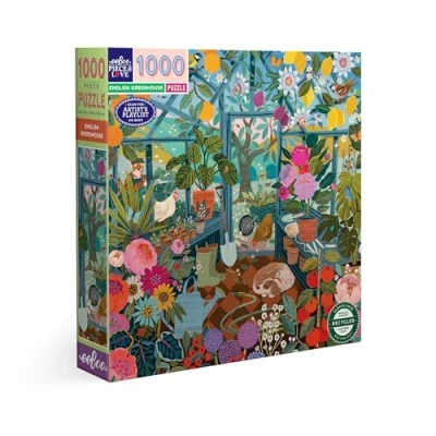 Imagen de eeBoo Puzzle cartón Reciclado, 58,5 cm de Lado, 1000 Piezas (PZTENG)