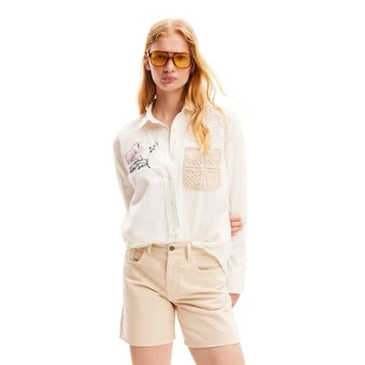 Imagen de Pantalones cortos vaqueros de mujer Desigual Sury