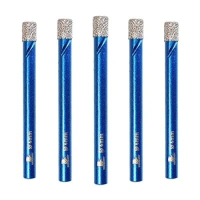 Imagen de BRSCHNITT brocas de diamante con Vástago 6mm, 5pcs Juego Para Cerámica, Granito, Porcelana, Azulejos, Gres fino…