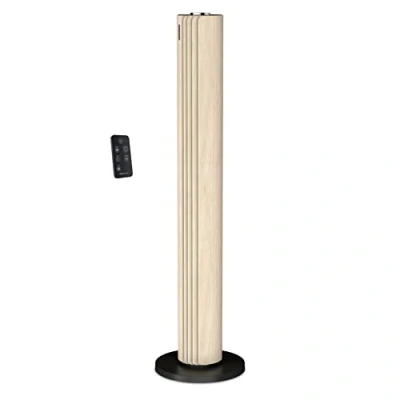 Imagen de Rowenta Urban Cool Edition Limitada Ventilador De Torre Silencioso, con Mando a Distancia, Sin Aspas, Oscilante, Digital, Control Remoto, Compacto, Portátil, Potente, Moderno, Temporizador VU6770F0