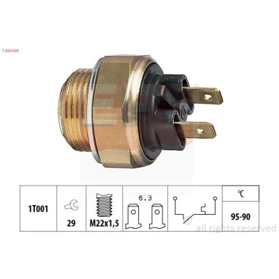 Imagen de Interruptor de temperatura, ventilador del radiador EPS 1.850.020