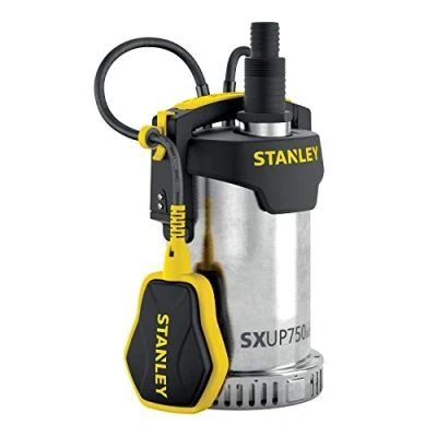 Imagen de Stanley SXUP750XCE Bomba Sumergible para Aguas Limpias (750 W, Caudal max. 11.000 l/h, Prevalencia 8,5 m)