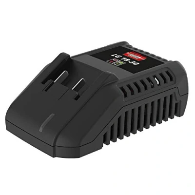 Imagen de Güde 58547 Cargador LG 18 30 (18 V E3 grupo de sistema batería, 3,0 A salida, potencia grabación 80 W, clase protección II), color negro