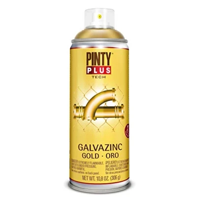 Imagen de Pintura en spray PINTYPLUS TECH 520cc Galvazinc Oro G151
