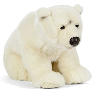 Imagen de Living Nature AN399 Oso polar de peluche (tamaño extragrande, desconocido), color unknown (Keycraft AN399) , color/modelo surtido