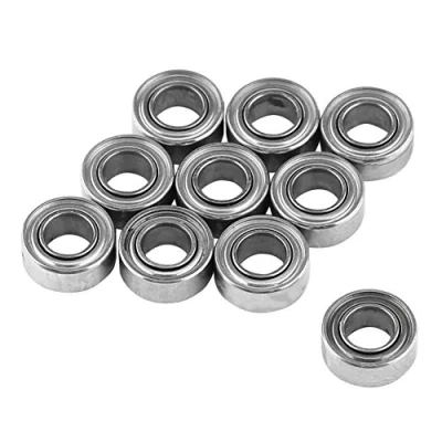Imagen de 10 Piezas MR63ZZ Rodamientos de bolas,Asixx,3x6x2.5mm,Mini Bolas Con Doble Blindaje, Para Impresora 3D, Cuadricóptero O Modelo Barco